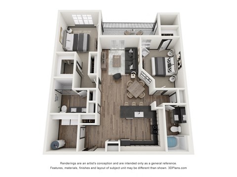 a 1 bedroom floor plan  sierra  2100 sq ft